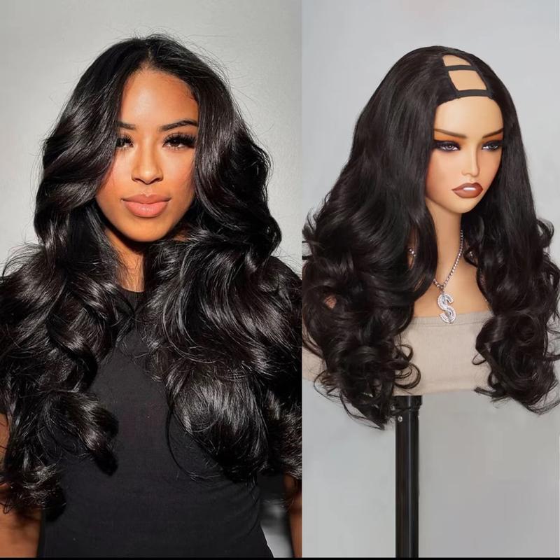 Tinashe Layers U Part Butterfly Loose Body Wave & Yaki Straight & Straight Human Hair U Part Wigs Real Scalp Beginner Friendly Natural Color Wigs Black Friday Christmas Gift Tinashe Layers U Part Butterfly Loose Body Wave & Yaki Straight & Straight Human Hair U Part Wigs Real Scalp Beginner Friendly Natural Color Wigs Black Friday Christmas Gift