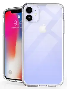 Case for iPhone 11, Clear [Aquaflex] Transparent Flexible TPU [Shock Absorbing] Cover for Apple iPhone 11 (2019, 6.1" Model)