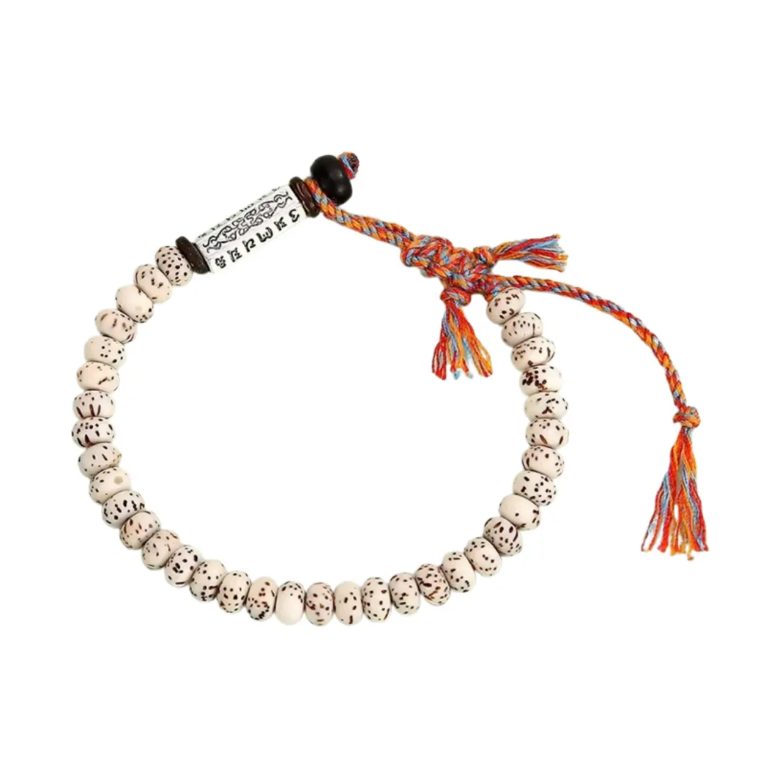 Om Mani Padme Hum Tibetan Bodhi Bracelet – Handmade Meditation Prayer Bracelet