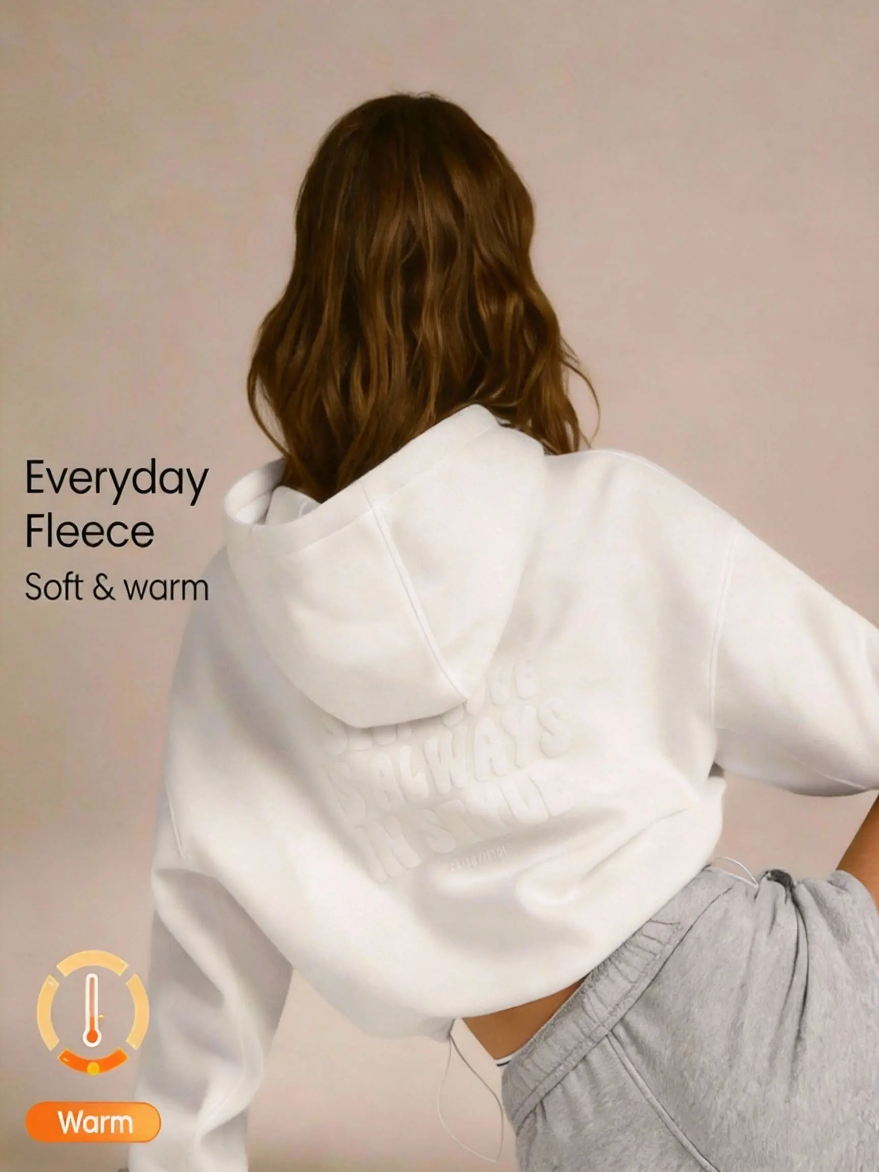 GLOWMODE Self Love Club Everyday Fleece Relaxed Fit Sweatshirt Hoodie Fall