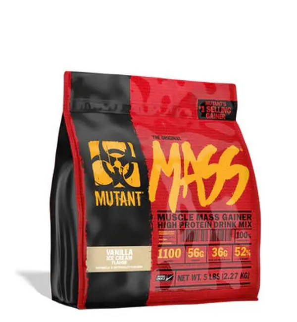 MUTANT Mutant Mass Edible Dietary Protein Powder - High-Calorie Fitness Supplement with Carbohydrates, Healthy Fats for Active Individuals' Muscle Gain, Energy & Whey Protein Support, Fitness Supplements, Energy Protein Supplements