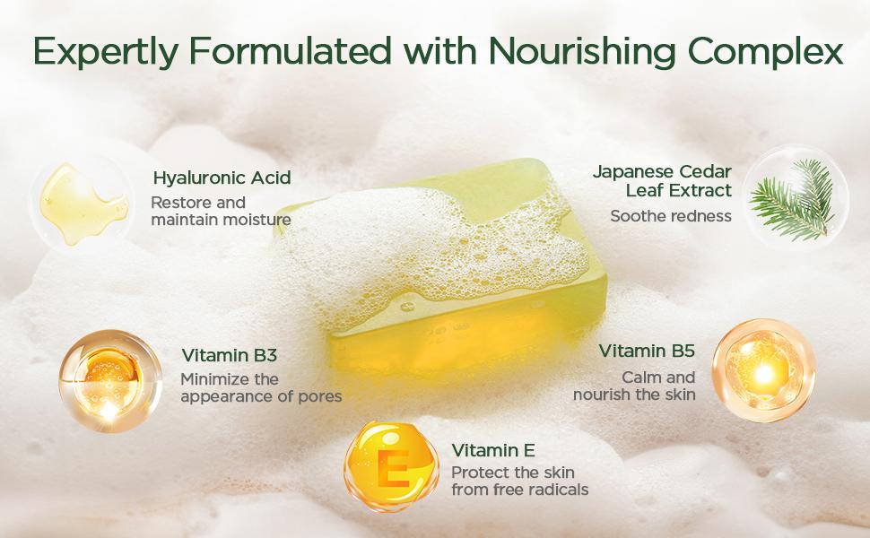 Phytoncid Transparent Soap For Sensitive Dry And Normal Skin. Body Care Body Wash Cleansing Gentle facial Cleanser