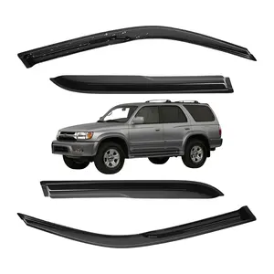 Tape-on -For Toyota 4Runner 4 Door 1996-2002 Window Visor-Black# Rain guard# Rainproof#Sun Shade#UV Protection# Easy-Install # Vent Shades# Car Windshield# Car Weather Shields# Wind Deflector