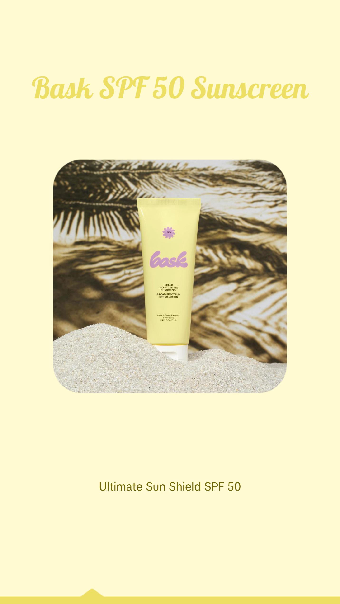 Bask SPF 50 Sunscreen - Ultimate Sun Defense