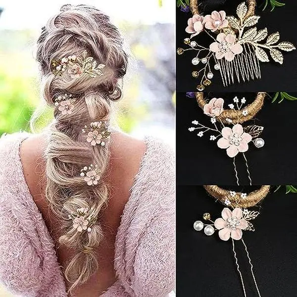 jeweled hair clips wedding - TikTok Shop display picture 2