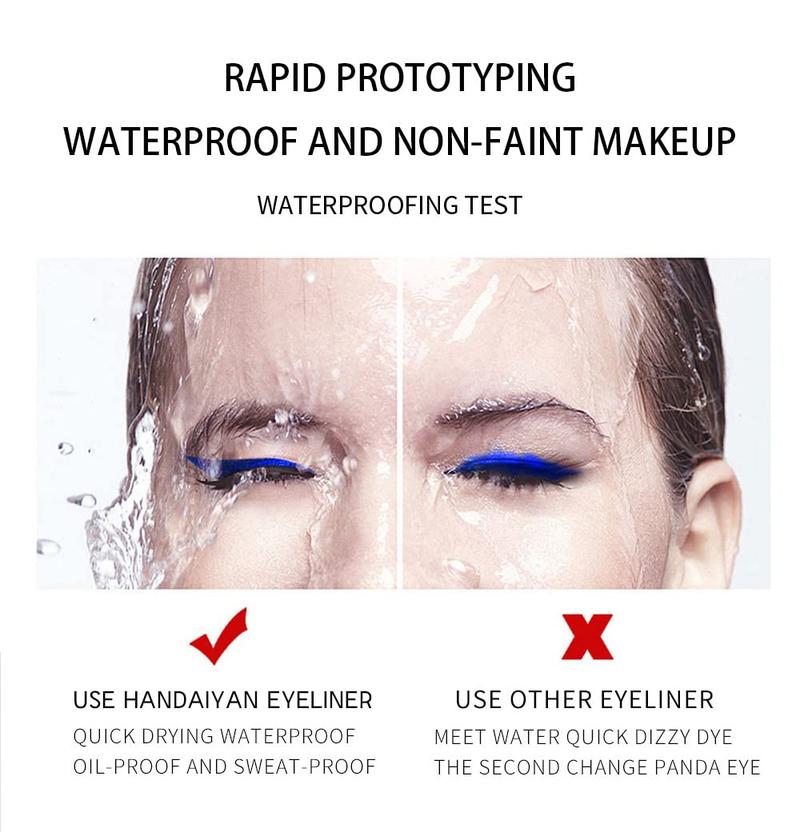 BestLand 12 Colors Matte Liquid Eyeliner Set Colorful UV Neon Eyeliner Pencil Pigmented Waterproof Smudgeproof Long Lasting Eye Liner Xmas Christmas Festival Makeup Gift Kit for Women