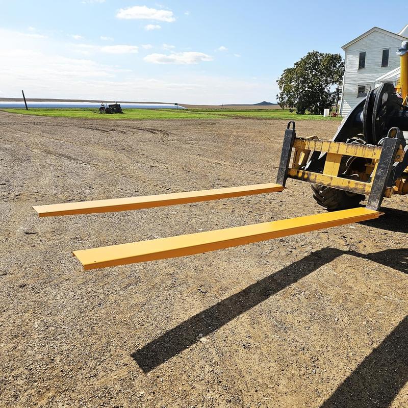 YITAMOTOR Forklift Extensions Fits, Heavy Duty Pallet Fork Extension, 72in/84in/96in Length, 1 Pair, Yellow Solution Practical