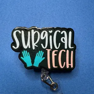 Surgical Tech Badge Reel