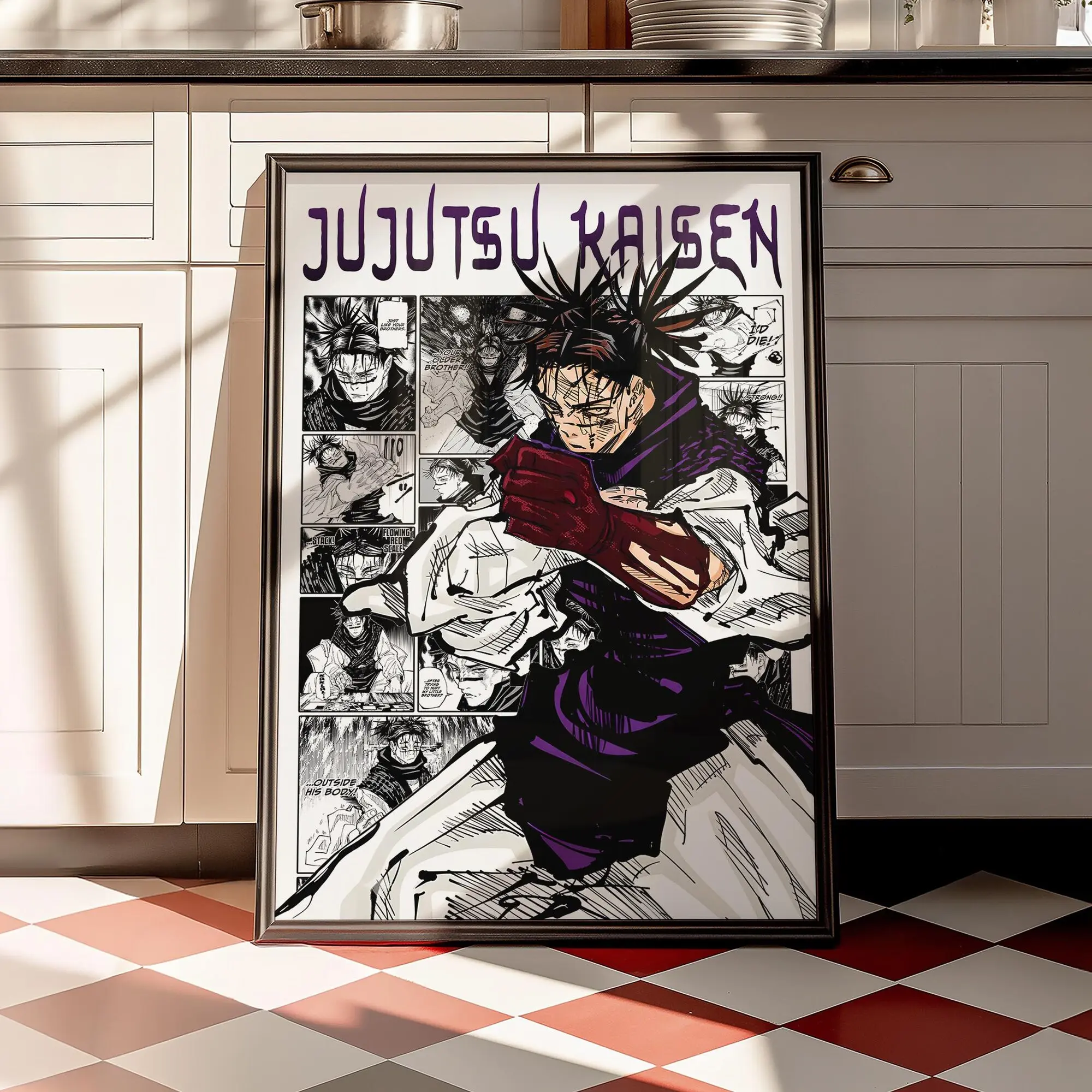 Jujutsu Kaisen Choso Poster, Choso Character Print, Manga Room Decor, Anime Wall Art( Unframed - Print Only )