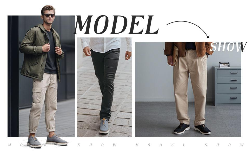 Mens Casual Dress Oxfords Shoes Fashion Mesh Business Walking Work Slip on Sneakers Comfortable Lightweight Soft Sole Red Boy Running