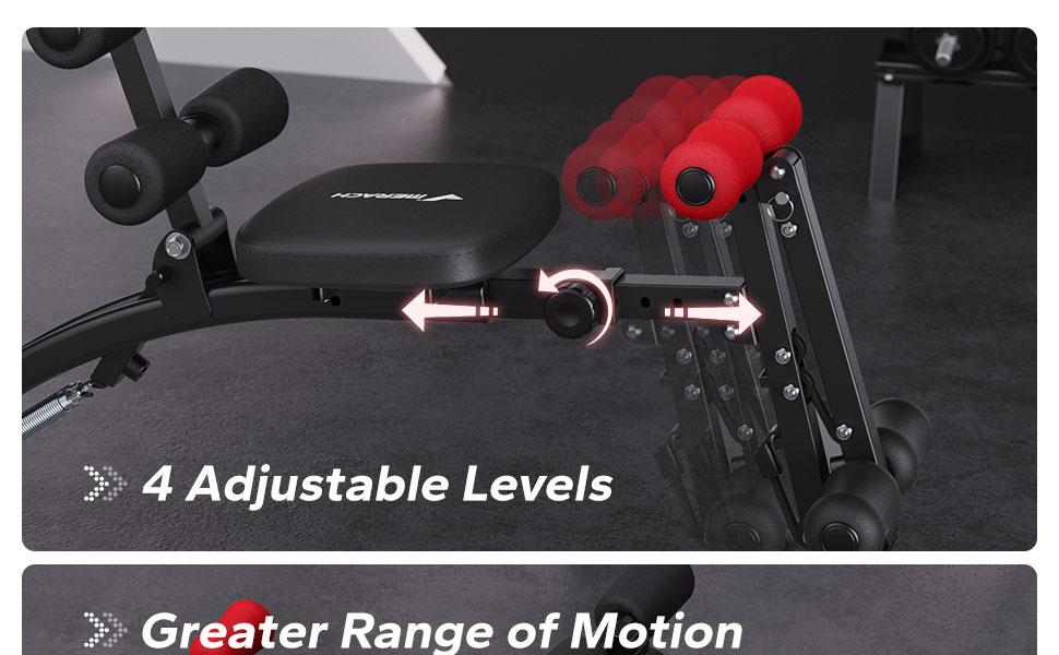 MERACH Multi-Functional Adjustable Ab Machine Workout Bench Sit Up Machine Push Up Exercise Chair for Home Gym TikTokShopBlackFriday SpringStatements