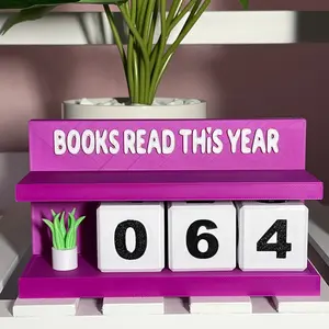 Interactive Book Counter / Book Tracker For Bookworms