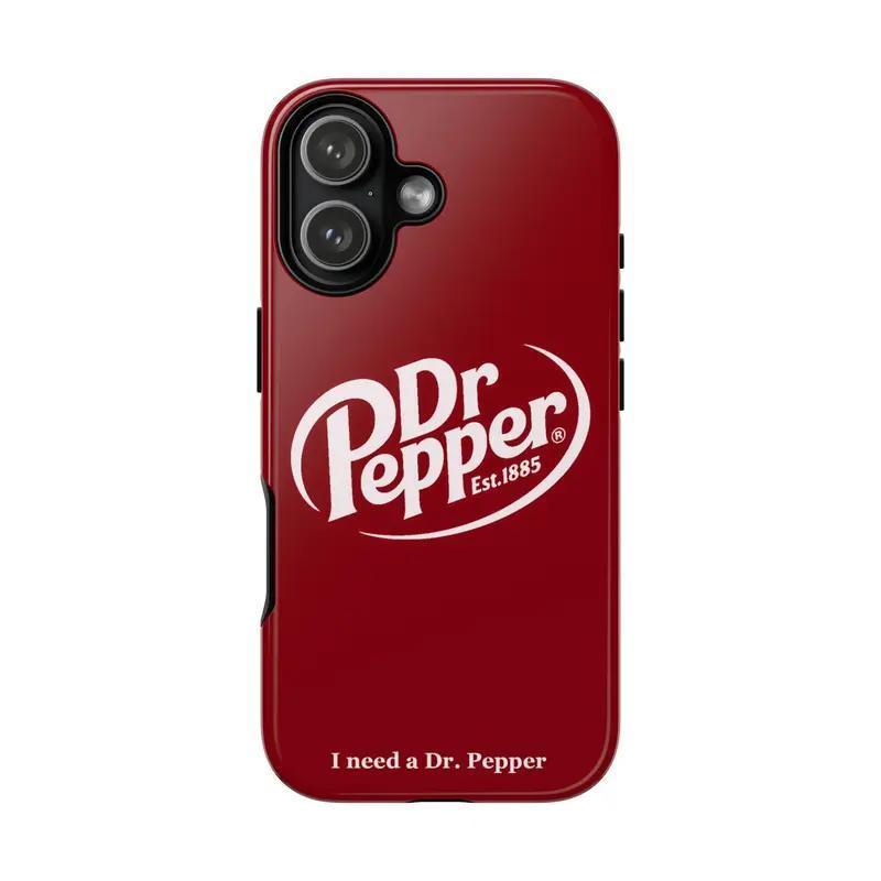 DrPeppe Lover's iPhone Case - Festive Bow Design Creative Transparent TPU Phone Case iPhone | New Design Dr Pepper Phone Case, Protective Cover For iPhone 17-8 Cases, Coquette Tough Case 17 16 15 14 13 12 11 X 8 7 SE | Cover Protective