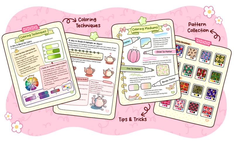 How To Color Cute Stuff: Easy Step-by-Step Coloring Guide for Adults and Teens Featuring Cute Patterns to Create, Practice, Bold and Easy Relax Paperback How To Color Cute Stuff: Easy Step-by-Step Coloring Guide for Adults and Teens Featuring Cute Patterns to Create, Practice, Bold and Easy Relax Paperback