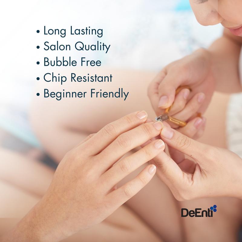 DeEnti Professional Acrylic Nail Powder 2 oz - Smooth, Consistent, Salon Quality Acrylic Powder Dip for Manicure, Nail Art, Fake Nails, Nail Carving