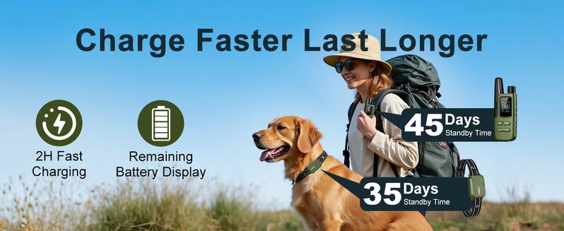 Jugbow Dog Training Collar - 4500FT Dog Shock Collar with Remote, 4 Training Modes, Security Lock, IPX8 Waterproof, Rechargeable e-Collar for All Breeds Barking Collar Pet Products DT61