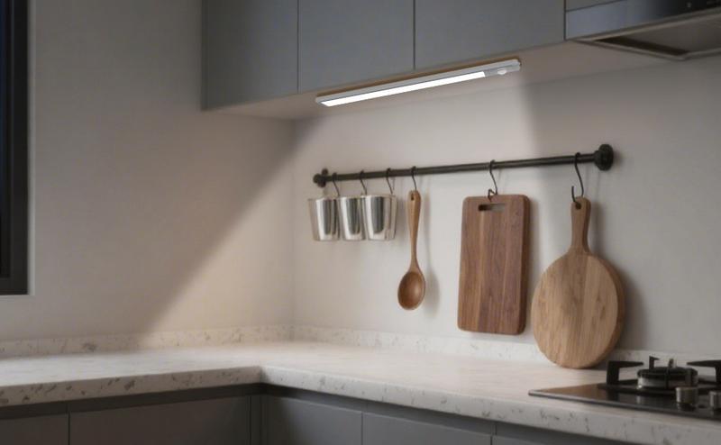 Hands-Free Night Light for Cabinets - Wireless & USB Rechargeable, Motion Sensor Activated, Dimmable Magnetic Light for Safe Navigation in Kitchen, Stairs, Bathroom hallway  lighting bedroom living room hallway study