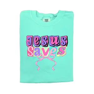 Scrapbook Jesus Saves Graphic Tshirt