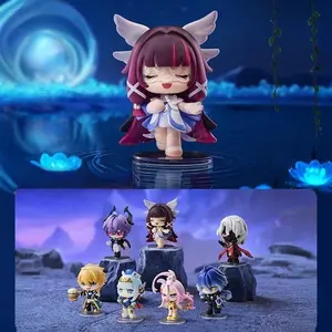 Genshin Impact New Year Gathering Chibi Blind Box | Cute Anime Mystery Figure | Desktop Ornament & Holiday Gift