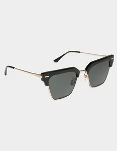 DIFF EYEWEAR  Womens Capri Polarized Sunglasses, Black Gold