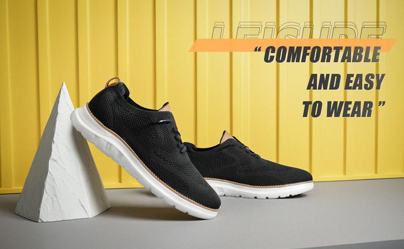 Mens Casual Dress Oxfords Shoes Fashion Mesh Business Walking Work Slip on Sneakers Comfortable Lightweight Soft Sole Red Boy Running