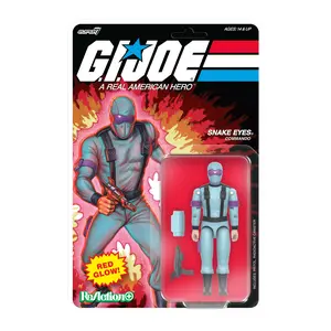 G.I. Joe ReAction+ Wave 06 - Snake Eyes (Red Glow, Crystal Poison)