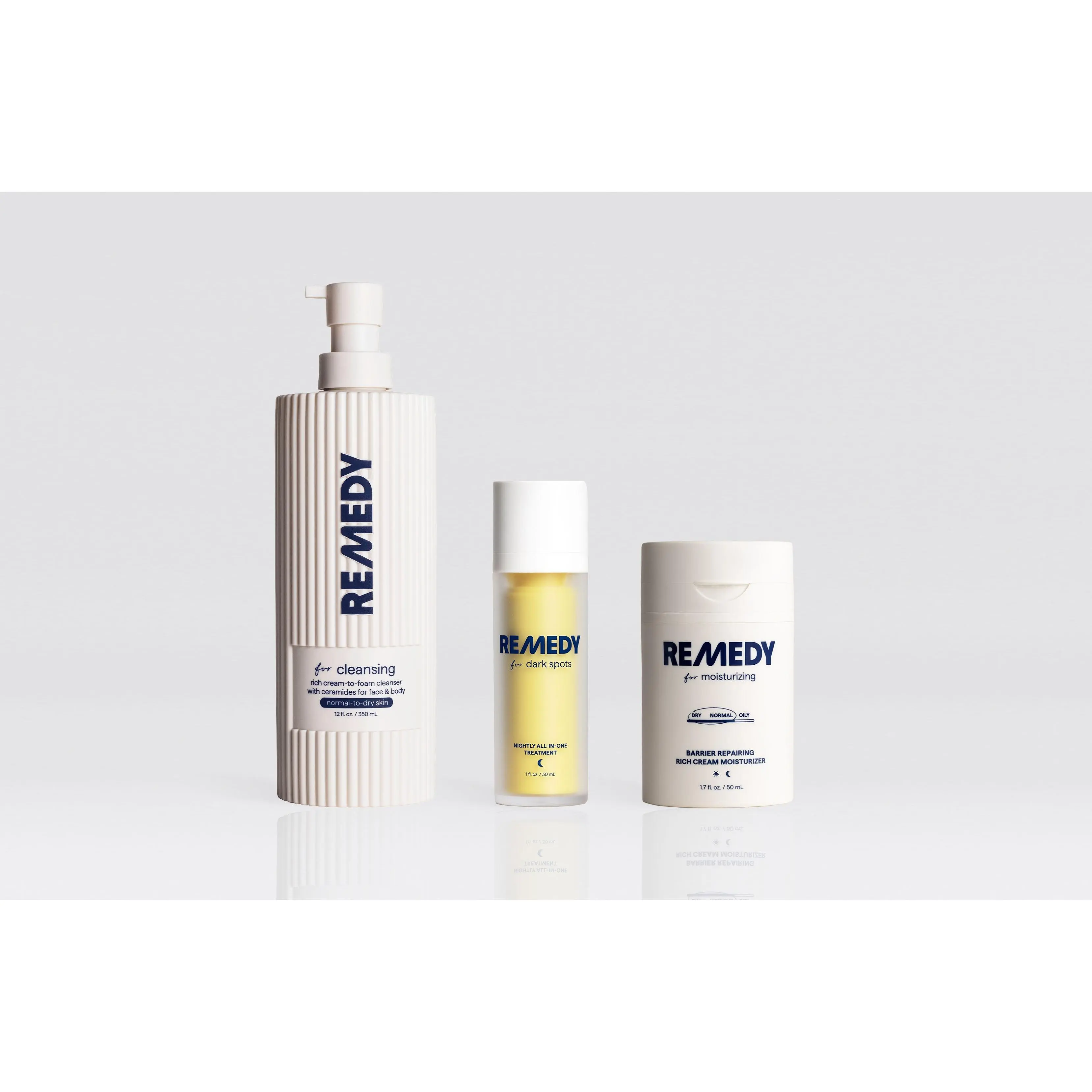 Dark Spot Protocol - New 12 Oz. Gentle Cleanser + Dark Spot Treatment + Rich Cream Moisturizer