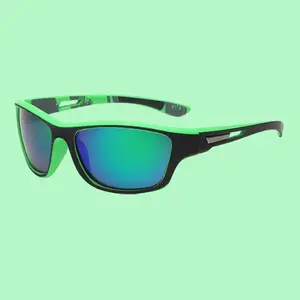 Men’s Colorful Polarized Sports Sunglasses — Cycling-Specific, Dustproof and Windproof