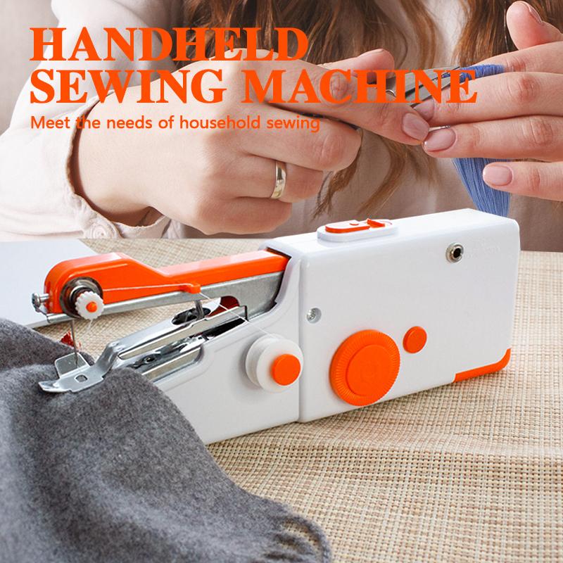 Mini Handheld Sewing Machine with Storage Bag Tool Kit (Battery Not Included), DIY Sewing Machine for Beginners and Home Travel, Portable Electric Sewing Machine, Emergency Sewing Kit, Easy to Operate, Quick Stitching Sewing Machine Kit Mini Handheld Sewing Machine with Storage Bag Tool Kit (Battery Not Included), DIY Sewing Machine for Beginners and Home Travel, Portable Electric Sewing Machine, Emergency Sewing Kit, Easy to Operate, Quick Stitching Sewing Machine Kit