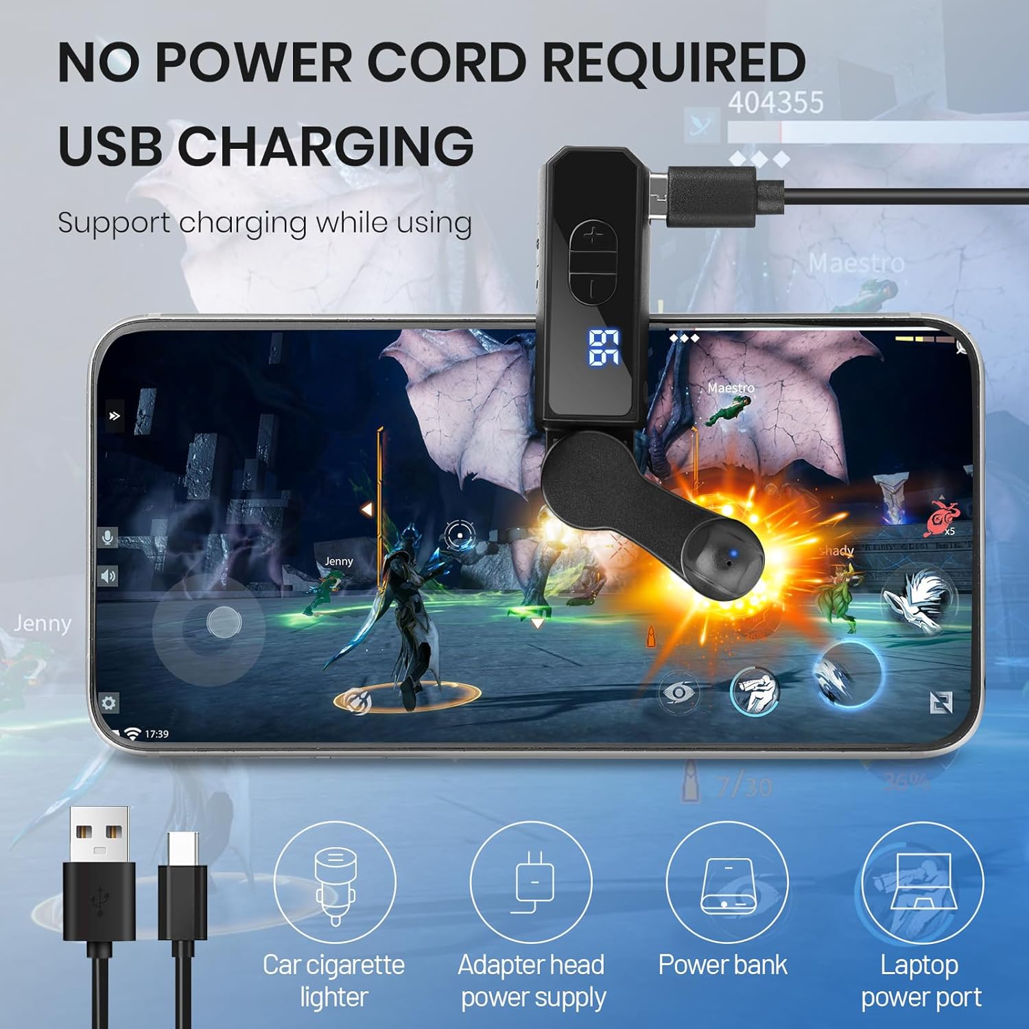 Rechargeable version Automatic Clicker, Smart Automatic Screen Clicker Tapper, Auto Clicker Speed Tool