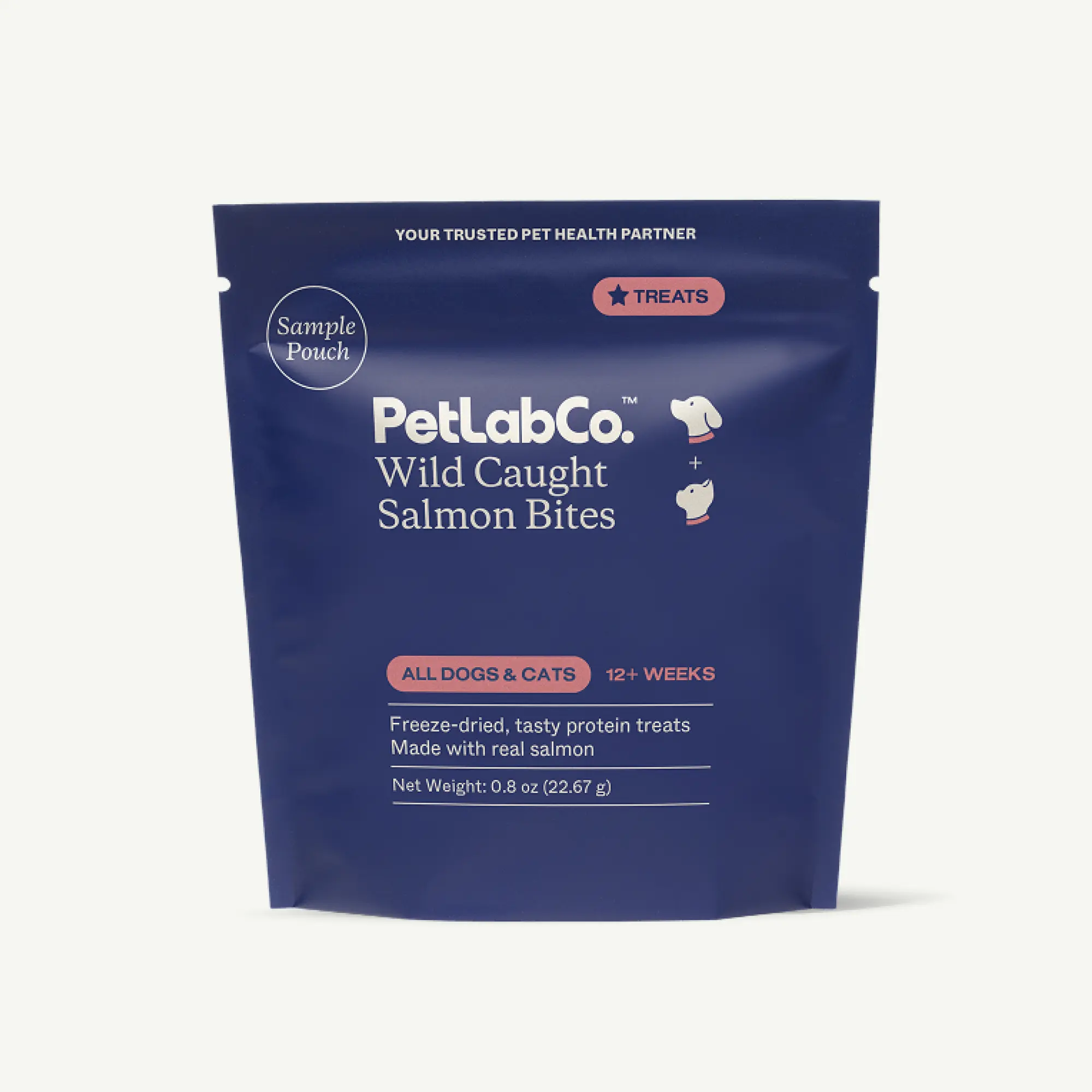 Wild Caught Salmon Bites - freeze-dried cat & dog treats