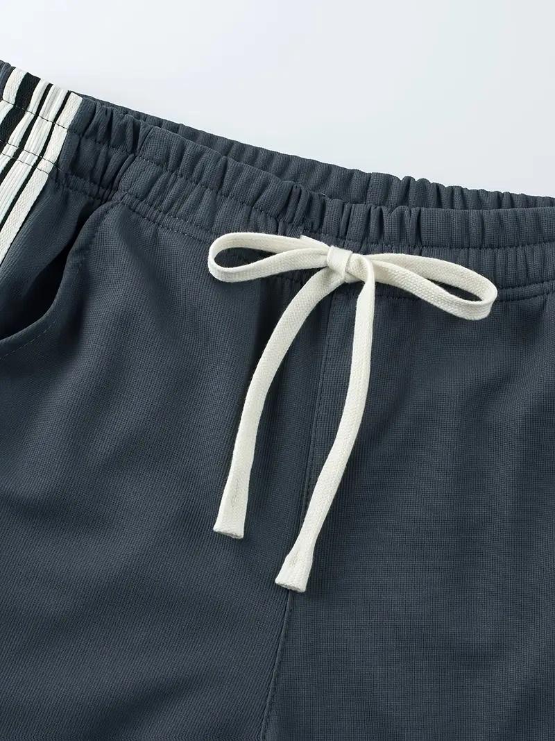 Men's Sporty Long Pants, Casual High Waist Drawstring Joggers, Comfortable Elastic Waistband, Ideal for Gym & Daily Wear Sweatpants