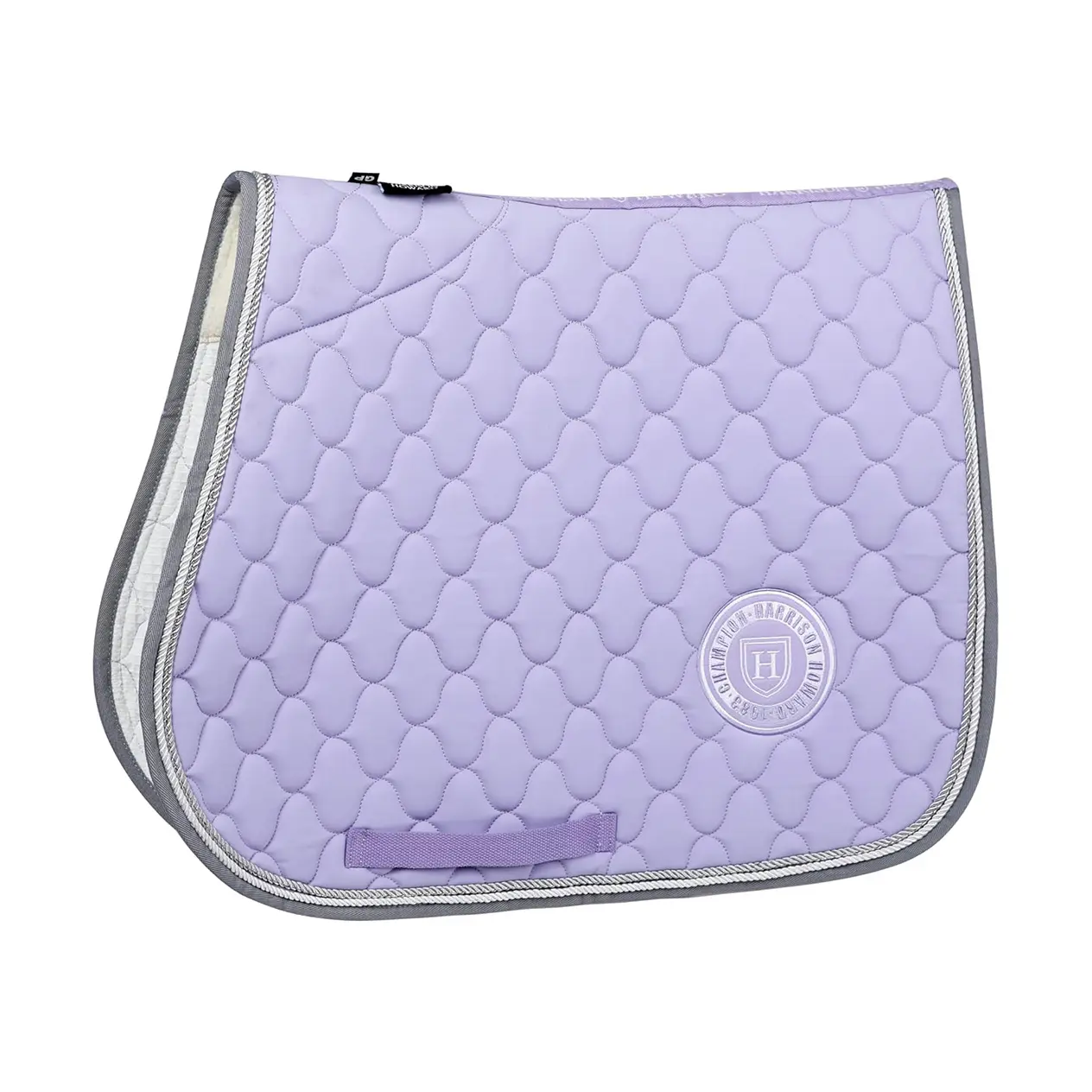 Harrison Howard All Purpose English Saddle Pad with Fishing Net Quilting for Superior Shock Absorption, Prevents Slipping and Improves Saddle Stability, Enhances Structure And Longevity, Machine Washable, Secure Fit, Anatomic Shape, Contoured Spine, Engli