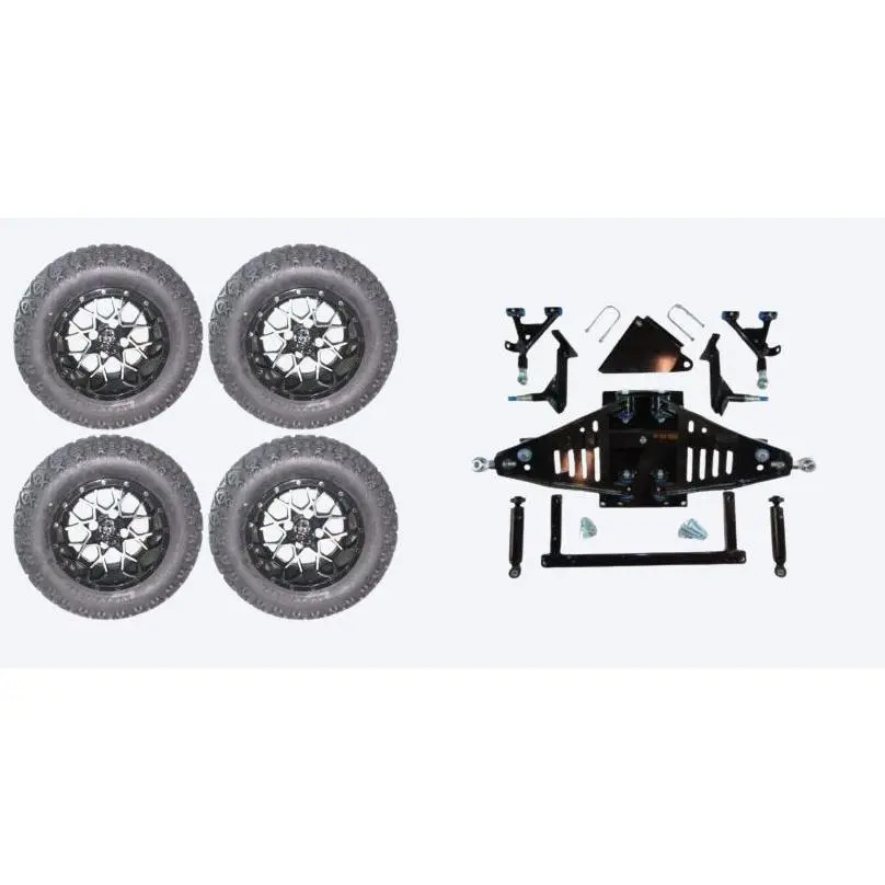 6" Lift Kit Combo with 12" Vortex for Yamaha Drive II Electric Golf Carts 2017+