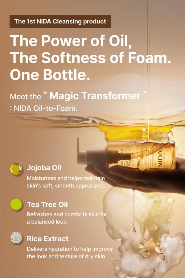 NIDA PerfectClear Oil-to-foam Double Cleanser Facial