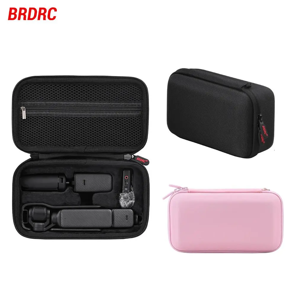 BRDRC Portable Storage Case for DJI Osmo Pocket 3, 1 Pc Shockproof Scratch-Resistant Carrying Case with Wrist Strap, Outdoor Travel Accessory, Photography Camera Zipper Bag, Camera Bags