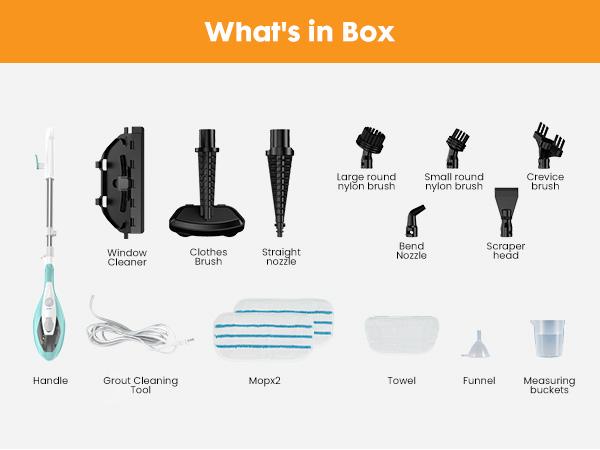 【NEW MODEL】Steam Mop for Floor Cleaning,Lightweight FloorCleaner for Hardwood/Tile/Laminate Floors Carpet,With 2 Pads 【NEW MODEL】Steam Mop for Floor Cleaning,Lightweight FloorCleaner for Hardwood/Tile/Laminate Floors Carpet,With 2 Pads