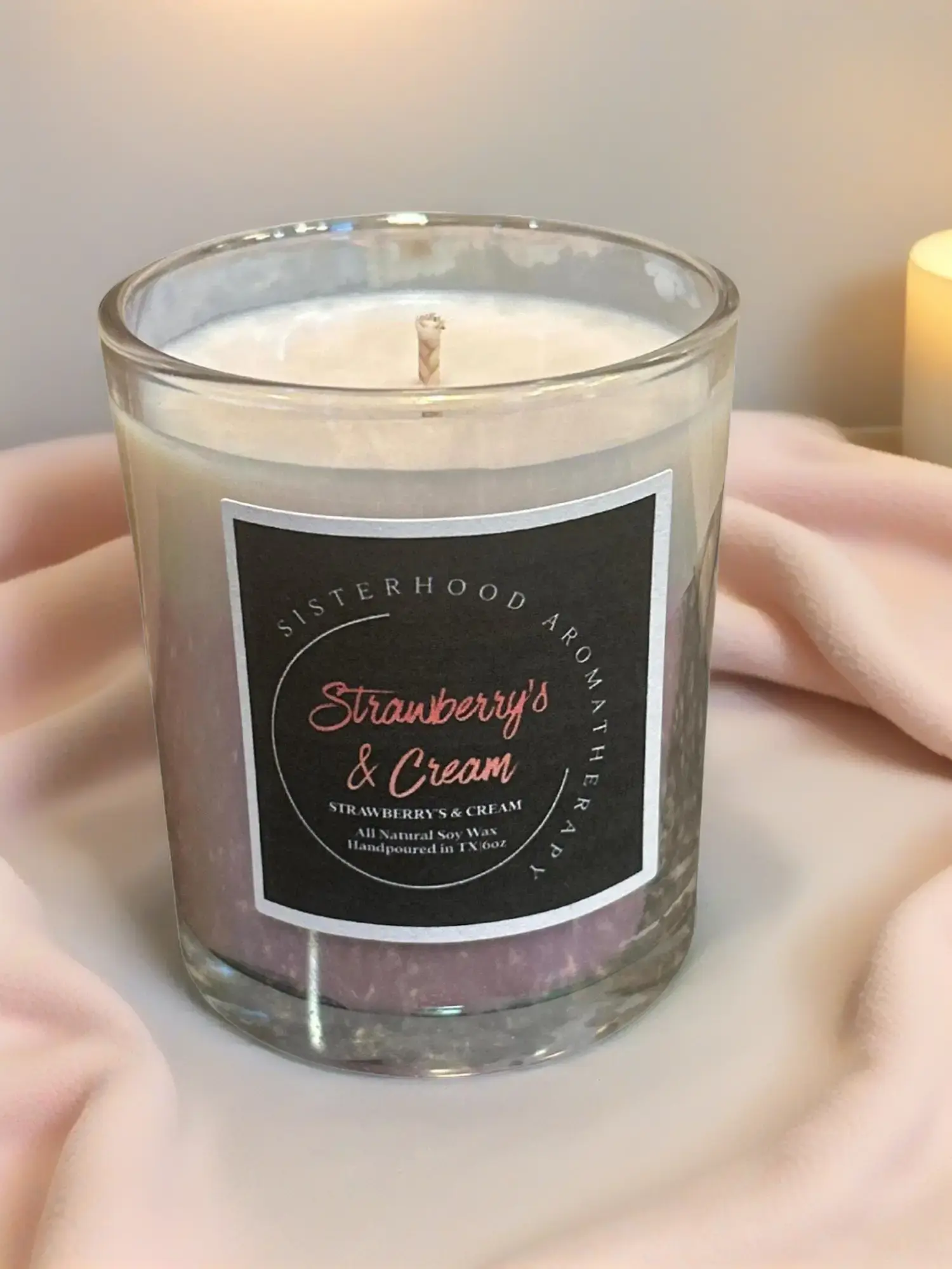 6oz Scented Soy Wax Candles, Natural Ingredients, Home Decor, Eco-Friendly