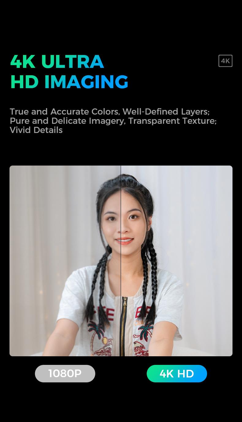 【Hot!!!】OBSBOT Tiny 2 Webcam 4K Voice Control PTZ, AI Tracking Multi-mode & Auto Focus, Web Camera with 1/1.5" Sensor, Gesture Control, 60 FPS, HDR Light Correction, Webcam for PC, Streaming, Conference wyze wirelesscamera videogames