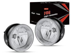 Nilight Fog Lights Assembly Compatible with 2007 2008 2009 2010 2011 2012 2013 2014 Ford Expedition 2008-2011 Ranger(Not Fit STX Package) w/H10 12V 42W Bulbs Clear Lens