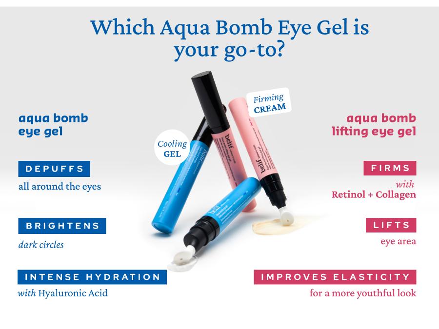 belif Multi Eye Care Duo | Cooling, Lifting Eye Gel + Eye balm stick | Korean skincare | Cool, Depuff, Moisturize, Firm, Lift