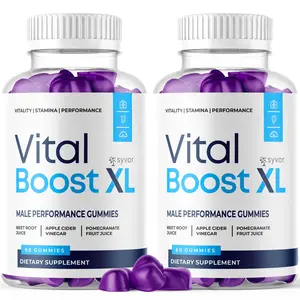 (2 Pack) Daily Energy & Wellness VitalBoost XL Gummys Advanced Formula VitalBoostXL 120 Gummies Supplement