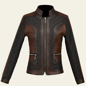 Chamarra Cuadra M329COC Chocolate