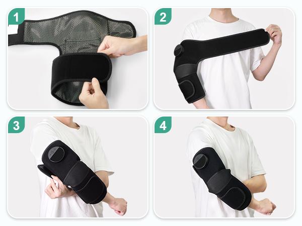 Medcursor Knee Massager with Heat, Adjustable Red Light Therapy Knee Elbow Massager with 3 Vibration Modes, 5 Heating Levels, Gift Lightweight Comfort