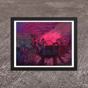 Nymphs - enhanced matte paper - Framed