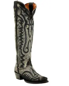 Dan Post Women's Denim Darlin Tall Western Boot Snip Toe - Dp7083