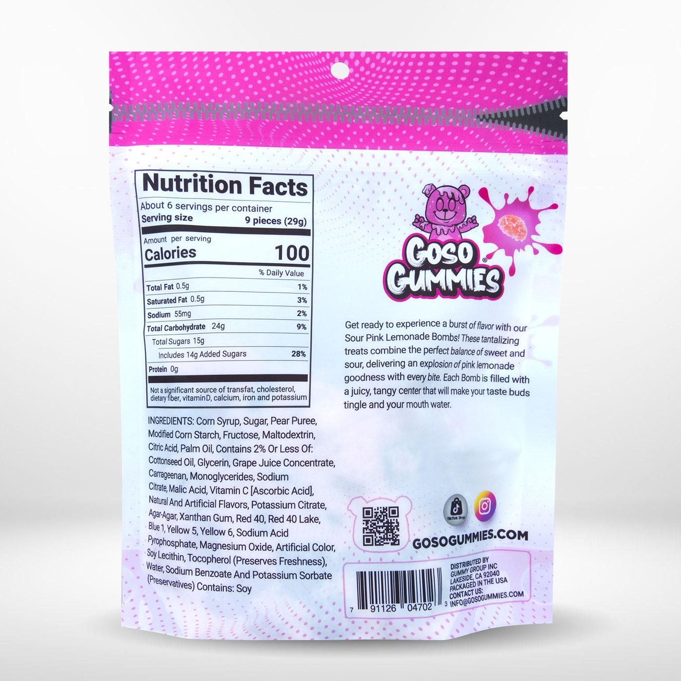 Goso Gummies Sweet Sour & Spicy Viral Gusher Bombs - Variety 5-Pack - 30 Ounce Bundle - Viral Gushers