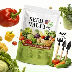 35 Vegetable Variety Seed Collection – High-Germination Garden Mix for Beginners, Families, and Home Garden Projects – Seeds Only