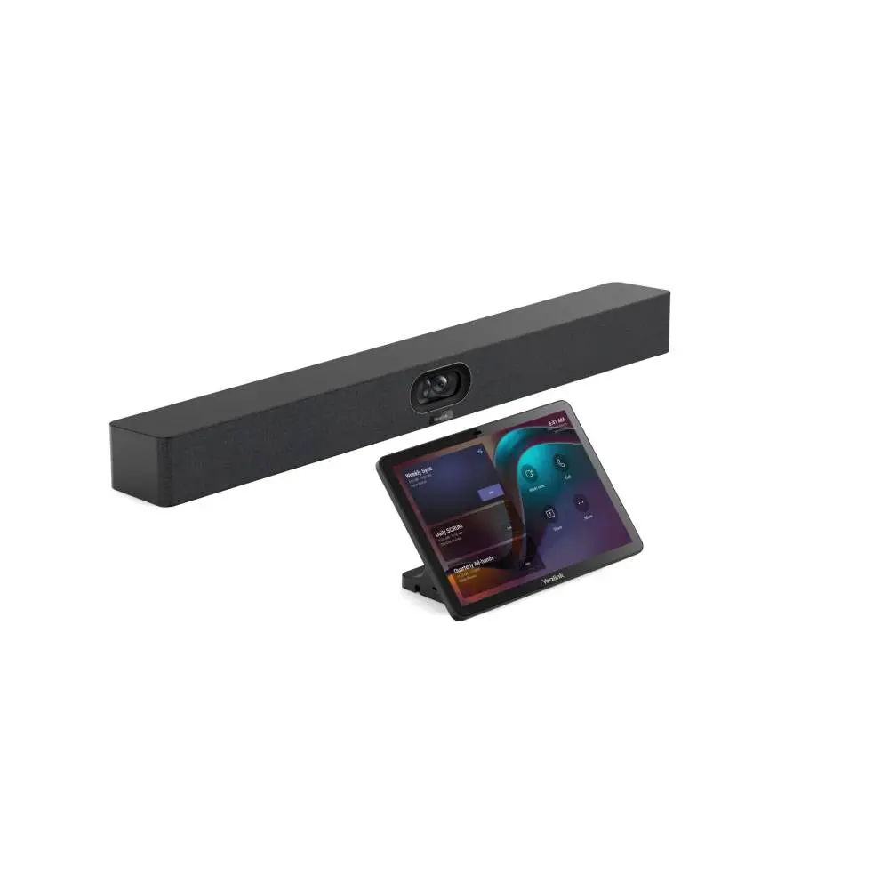 Yealink MeetingBar A40 Video Conferencing Device with CTP25 Touch Console, CTP25 Tablet for Small/Medium Rooms