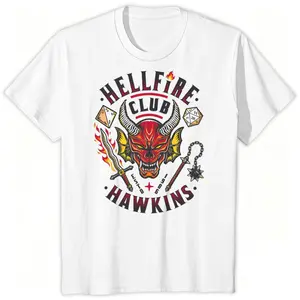 Stranger Things5 Classic Character Short Sleeve T-Shirt Trendy Top Men's and Women's